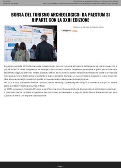 BORSA DEL TURISMO ARCHEOLOGICO: DA PAESTUM SI RIPARTE CON LA XXIII EDIZIONE