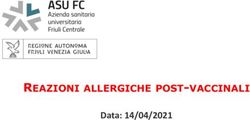 REAZIONI ALLERGICHE POST-VACCINALI - Data: 14/04/2021