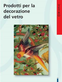 Prodotti per la decorazione del vetro