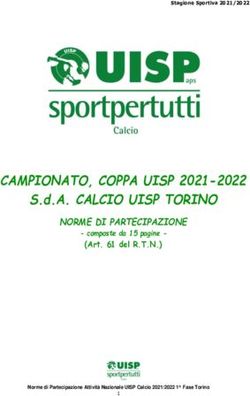CAMPIONATO, COPPA UISP 2021-2022 S.d.A. CALCIO UISP TORINO - NORME DI PARTECIPAZIONE