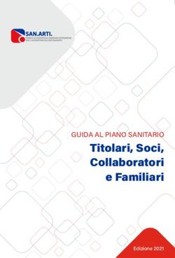 Titolari, Soci, Collaboratori e Familiari - GUIDA AL PIANO SANITARIO - Edizione 2021