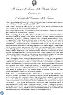 Il Ministro del Lavoro e delle Politiche Sociali di concerto con il Ministro dell'Economia e delle Finanze