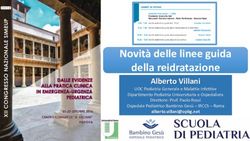 Novità delle linee guida della reidratazione - Alberto Villani - Simeup