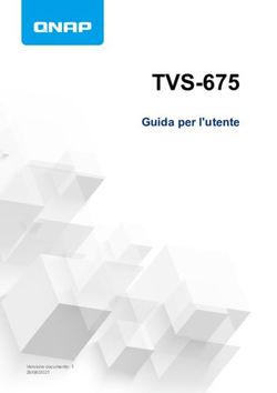 TVS-675 Guida per l'utente - Versione documento: 1 29/06/2021 - Trovaprezzi