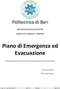 Piano di Emergenza ed Evacuazione - Politecnico di Bari