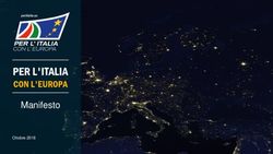 PER L'ITALIA CON L'EUROPA - Manifesto - Per L'Italia con L ...