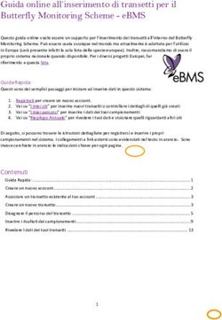 Guida online all'inserimento di transetti per il Butterfly Monitoring Scheme - eBMS - European Butterfly Monitoring