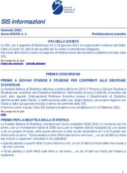 SIS informazioni - Sis-Statistica