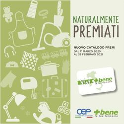 PREMIATI NATURALMENTE - NUOVO CATALOGO PREMI