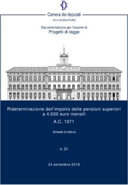 Progetti di legge - Rideterminazione dell'importo delle pensioni superiori a 4.500 euro mensili A.C. 1071 n. 31 - Camera dei Deputati