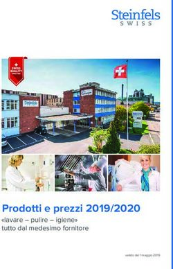 Prodotti e prezzi 2019/2020 - "lavare - pulire - igiene" tutto dal medesimo fornitore - Steinfels Swiss