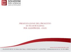 PRESENTAZIONE DEL PROGETTO DI TEAM BUILDING PER ASSIMPREDIL -ANCE