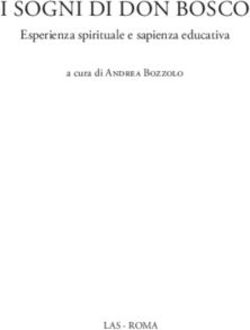 I SOGNI DI DON BOSCO ESPERIENZA SPIRITUALE E SAPIENZA EDUCATIVA - A CURA DI ANDREA BOZZOLO - SALESIAN ONLINE RESOURCES