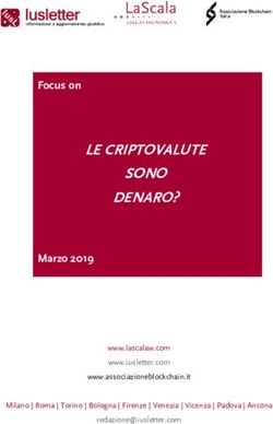 LE CRIPTOVALUTE SONO DENARO? - Focus on - Marzo 2019 - Iusletter