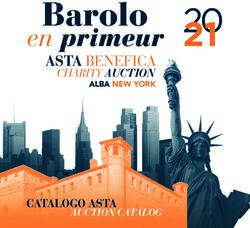 2021 Barolo en primeur ASTA BENEFICA CHARITY AUCTION ALBA NEW YORK