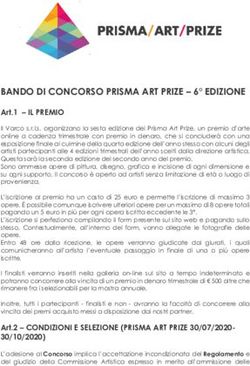 BANDO DI CONCORSO PRISMA ART PRIZE - 6 EDIZIONE