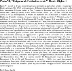 Paolo VI, "Il signore dell'altissimo canto": Dante Alighieri