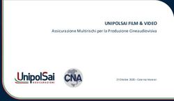 UNIPOLSAI FILM & VIDEO - Assicurazione Multirischi per la Produzione Cineaudiovisiva