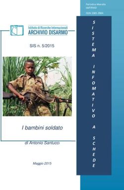 I bambini soldato - SIS n. 5/2015 - di Antonio Santucci - Archivio Disarmo