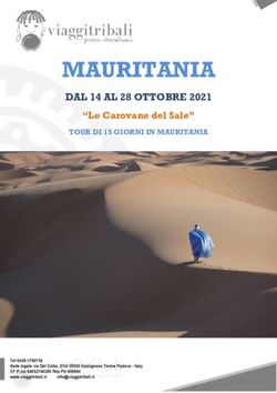 MAURITANIA DAL 14 AL 28 OTTOBRE 2021 - "Le Carovane del Sale" - Viaggi Tribali