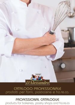 CATALOGO PROFESSIONALE - prodotti per forni, pasticcerie e ho.re.ca. PROFESSIONAL CATALOGUE - D'Alessandro Confetture