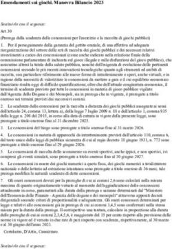 Emendamenti sui giochi. Manovra Bilancio 2023 - JAMMA