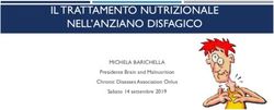 IL TRATTAMENTO NUTRIZIONALE NELL'ANZIANO DISFAGICO - MICHELA BARICHELLA Presidente Brain and Malnutrition Chronic Diseases Association Onlus ...