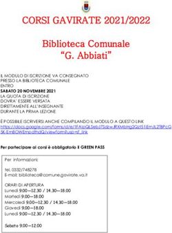 CORSI GAVIRATE 2021/2022 - Biblioteca Comunale "G. Abbiati"