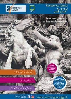 2021 I Viaggi in Italia I Soggiorni Le Gite di 1 Giorno - Antologia Viaggi
