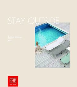 STAY OUTSIDE Outdoor Catalogue 2018 - Halo Concept