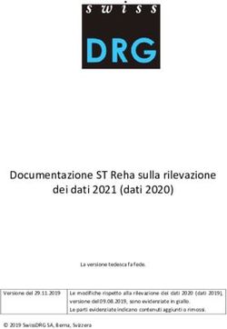 Documentazione ST Reha sulla rilevazione dei dati 2021 (dati 2020) - SwissDRG