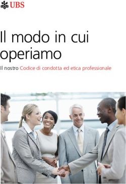 Il modo in cui operiamo - Il nostro Codice di condotta ed etica professionale - UBS