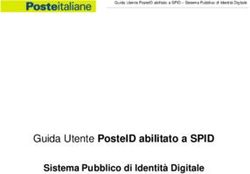 GUIDA UTENTE POSTEID ABILITATO A SPID - SISTEMA PUBBLICO DI IDENTITÀ ...