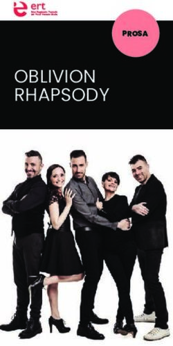 OBLIVION RHAPSODY PROSA - ERT FVG