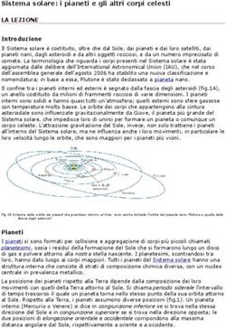 Sistema solare: i pianeti e gli altri corpi celesti