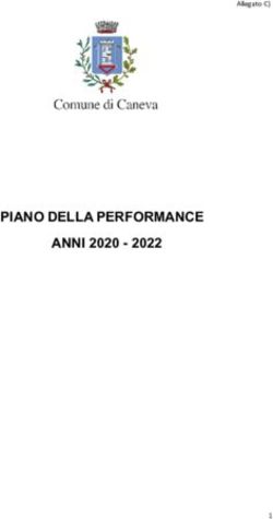 PIANO DELLA PERFORMANCE ANNI 2020 2022 - Comune ...