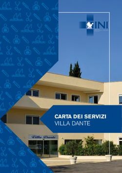 CARTA DEI SERVIZI VILLA DANTE - Gruppo INI