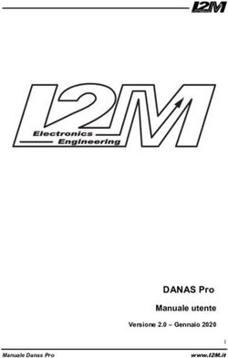 DANAS Pro Manuale utente Versione 2.0 - Gennaio 2020 - I2M