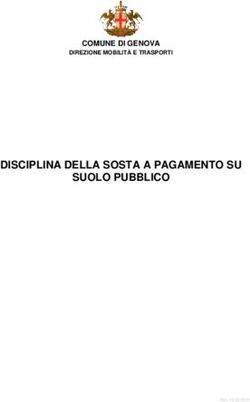 DISCIPLINA DELLA SOSTA A PAGAMENTO SU SUOLO PUBBLICO - COMUNE DI GENOVA