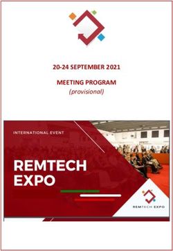 MEETING PROGRAM 20-24 SEPTEMBER 2021 - (provisional) - RemTech ...