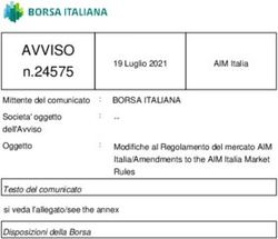 AVVISO n.24575 - Borsa Italiana