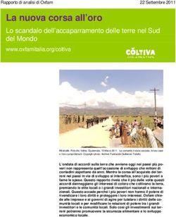 La nuova corsa all'oro - Lo scandalo dell'accaparramento delle terre nel Sud del Mondo www.oxfamitalia.org/coltiva 21-09-2011