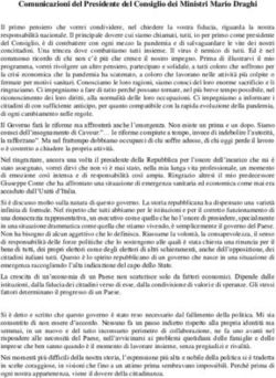 Comunicazioni del Presidente del Consiglio dei Ministri Mario Draghi