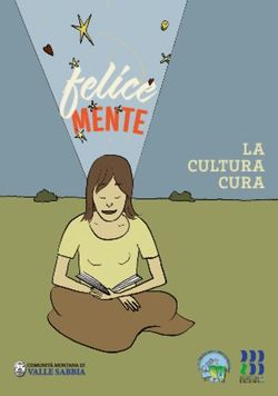 LA CULTURA CURA - Comunit&agrave; Montana di Valle Sabbia