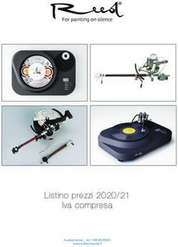 Listino prezzi 2020/21 Iva compresa - audioplasma