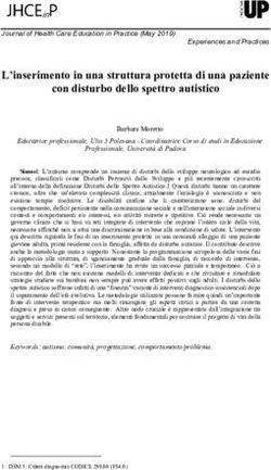 L'inserimento in una struttura protetta di una paziente con disturbo dello spettro autistico