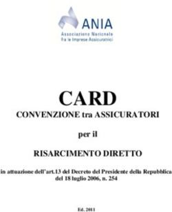 CARD RISARCIMENTO DIRETTO - CONVENZIONE tra ASSICURATORI per il in attuazione dell'art.13 del Decreto del Presidente della Repubblica - ANF Pescara