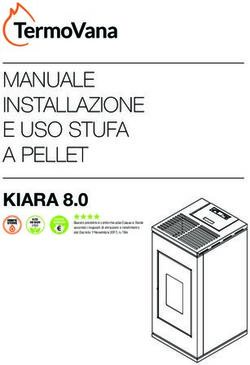 MANUALE INSTALLAZIONE E USO STUFA A PELLET - KIARA 8.0