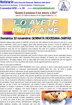 Domenica 10 novembre: GIORNATA DIOCESANA CARITAS