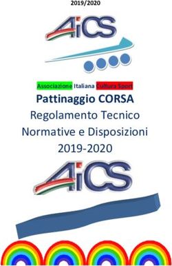 Pattinaggio CORSA Regolamento Tecnico - Associazione Italiana Cultura Sport Normative e Disposizioni - AICS